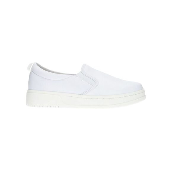 EASY WORKS BY EASY STREET Womens White Guide Platform Sneakers Shoes 8.5 M